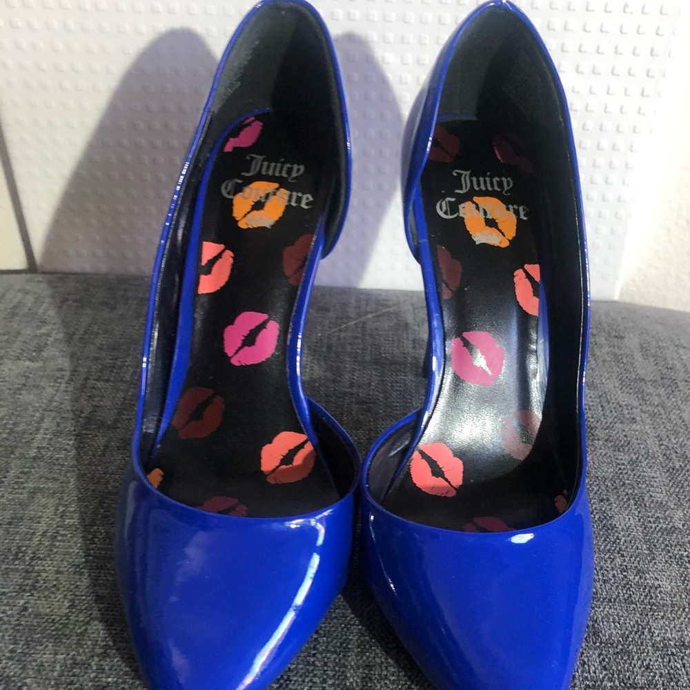 Juicy Couture Vibrant Blue Heels